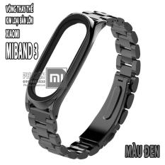 (2 màu) Vòng thay thế cho Xiaomi Miband 3 Mijobs kim loại bản lớn