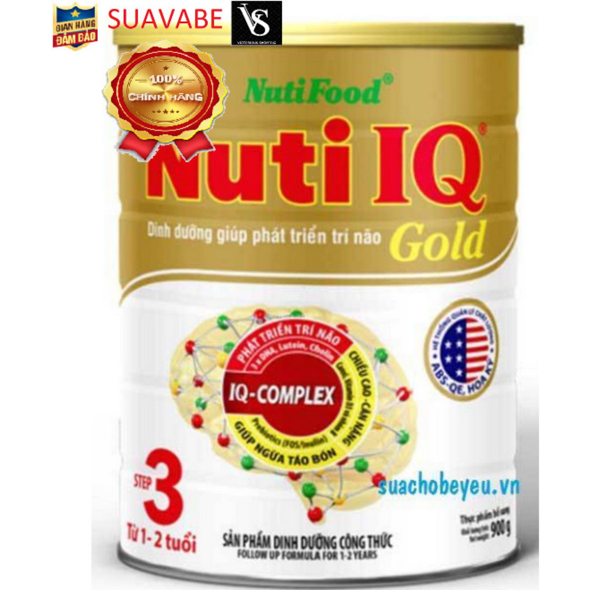 Sữa Nuti IQ Gold 3 Nutifood 900g