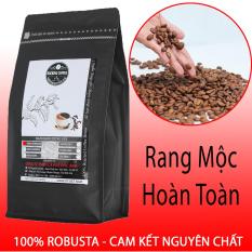 Cà phê rang xay nguyên chất Rocking Coffee – gói Robusta – 500g – Xay sẵn bột pha phin