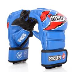Găng tay MMA Wolon đánh bao cát loại tốt ( Xanh )