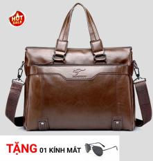 Túi xách da công sở cao cấp Badenro, Da bóng trẻ trung chống bụi chống nước – đựng được laptop và nhiều đồ