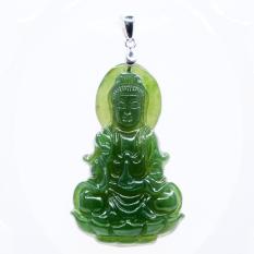 Mặt dây chuyền Quan Thế Âm Bồ Tát ngọc bích (Nephrite)