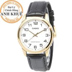 Đồng hồ nam dây da Casio Anh Khuê MTP-V001GL-7BUDF