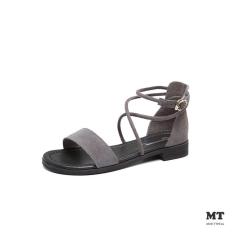 giày sandal ngang chéo cổ chân 091 Rosa