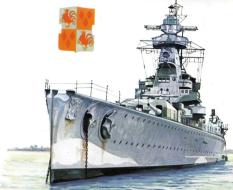 Mô hình tàu chiến – Tuần dương German Pocket Battleship(Panzer Schiff) Admiral Graf Spee 1939