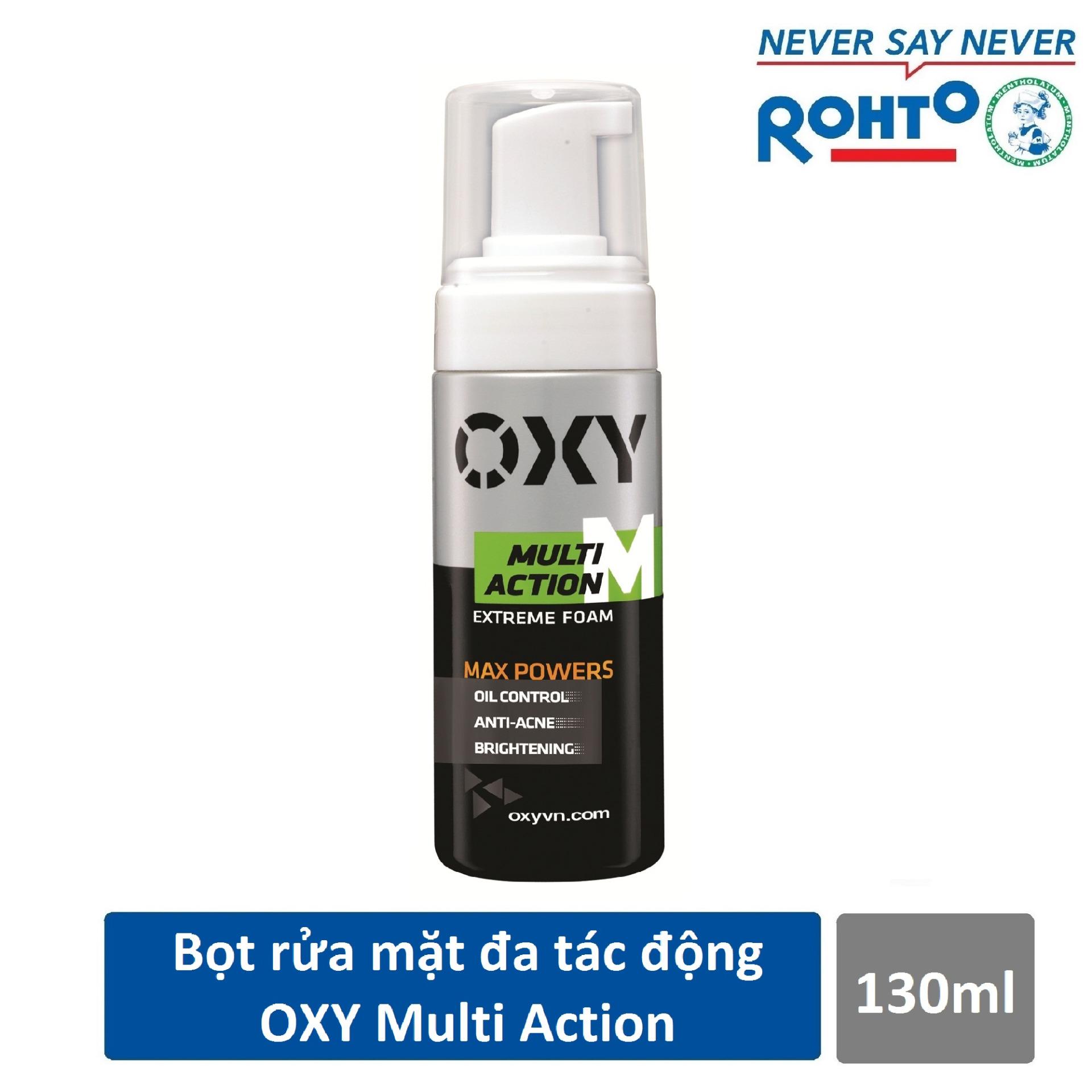 Bọt rửa mặt đa tác động dành cho Nam Oxy Multi Action 130ml