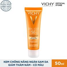 Kem chống nắng ngăn sạm da, giảm thâm nám Vichy Ideal Soleil Anti Darkspot SPF 50 Chống Tia UVA + UVB 50ml 50ml