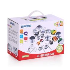 Bộ đồ chơi nấu ăn bằng Inox (40 chi tiết, chất liệu an toàn)