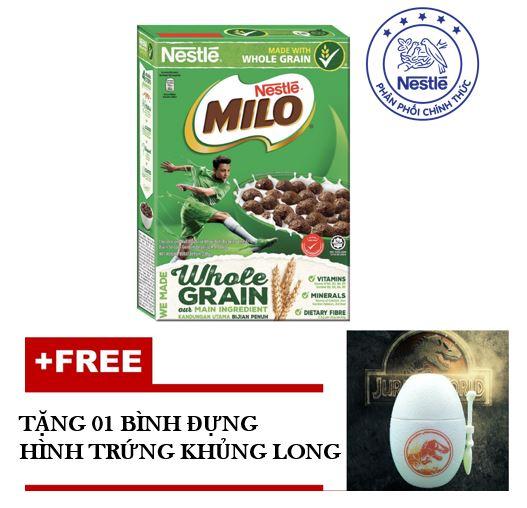 Ngũ Cốc Ăn Sáng Nestlé MILO 330g - tặng 01 Bình đựng hình trứng Khủng Long