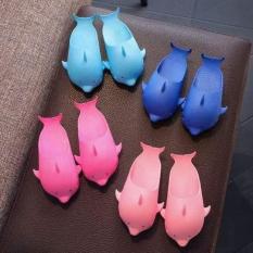 Dép cá heo cho bé 24-29(xanh – hồng)