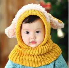 MŨ LEN TAI CỪU ĐÁNG YÊU CHO BÉ