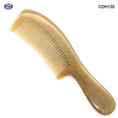 Lược sừng xuất Nhật – COH135 (Size: L – 20cm) Mẫu cao cấp chuôi dày cực đẹp – Horn Comb of HAHANCO – Có lợi cho sức khỏe
