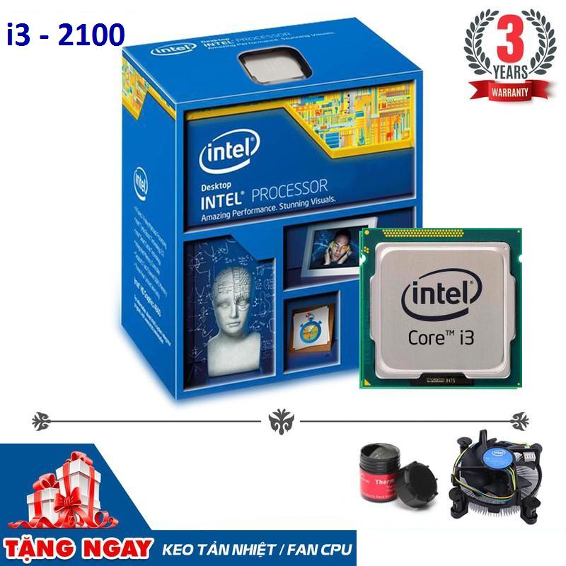 CPU INTEL CORE I3 2120 3.30GHZ Sk 1155 - Bảo hành 3 năm + Tặng quạt chip và keo tản...