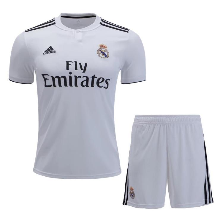 Áo bóng đá câu lạc bộ Real Madrid trắng hàng Việt Nam xuất khẩu