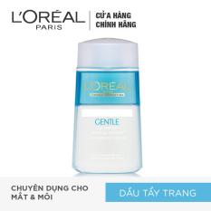 Nước tẩy trang mắt và môi L’ORÉAL Gentle Lip And Eye MakeUpRemover125ml