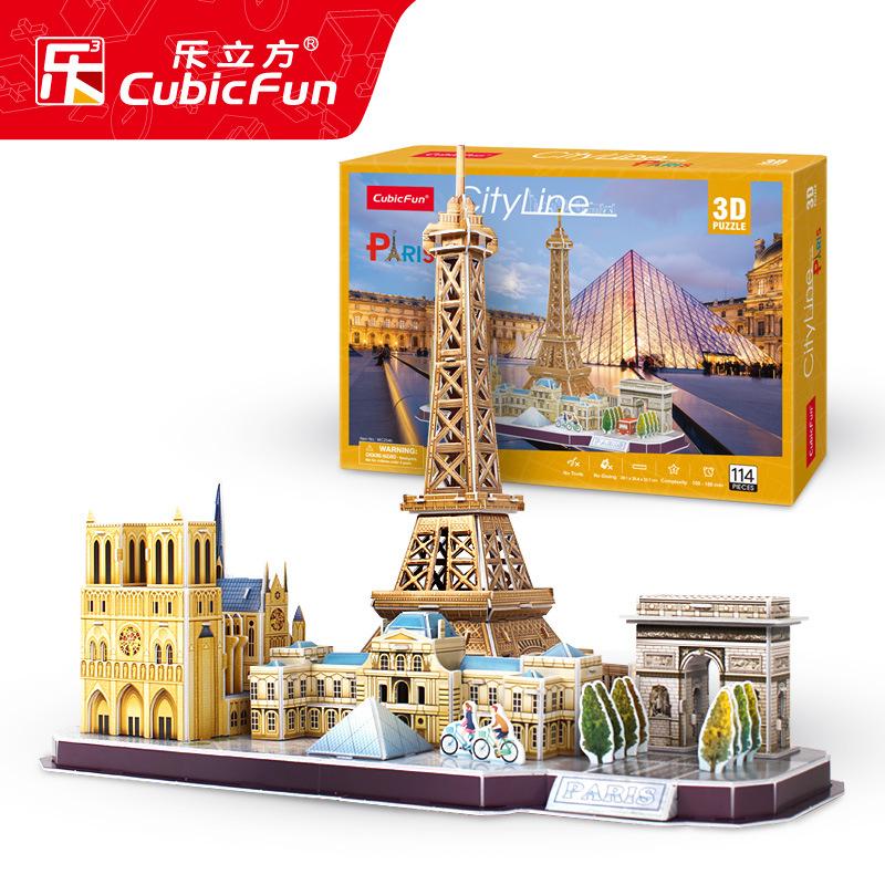 Đồ chơi xếp hình 3D cỡ lớn - Mô hình thành phố Paris thu nhỏ
