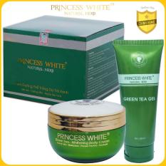 Bộ dưỡng trắng Body Trà Xanh Green Tea Princess White – Bí quyết dưỡng da trắng hồng, mịn mướt, căng tràn sức sống/200G