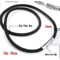 DÂY CHUYỀN NAM DÙ NHẬP THÁILAN- KHÓA INOX ĐẸP KHÔNG ĐEN 5LY