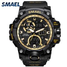 Smael nam thương hiệu hàng đầu luxury sốc không thấm nước thời trang quartz watch men casual quân đội thể thao đồng hồ kỹ thuật số 1545c