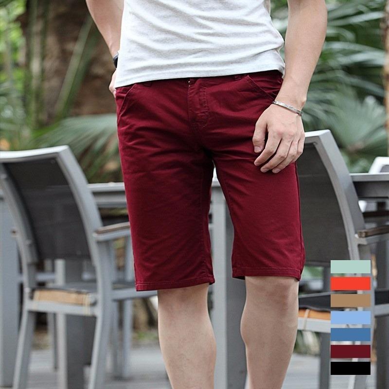 Quần short kaki nam Hàn Quốc NEW FASHION (đỏ)