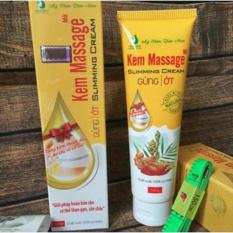 Combo 2 KEM MASSAGE TAN MỠ GỪNG & ỚT NGÂN BÌNH 150g + Tặng thước dây