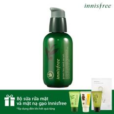 Tinh chất dưỡng ẩm cô đặc từ trà xanh và dầu hạt trà xanh tươi Innisfree Green Tea Seed Serum 80ml (NEW) – (Quà tặng độc quyền)