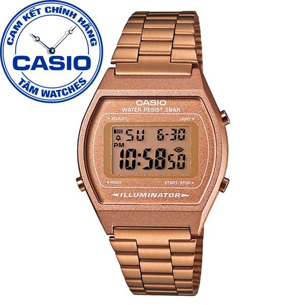 Đồng hồ nữ dây thép không gỉ Casio Standard Anh Khuê B640WC-5ADF