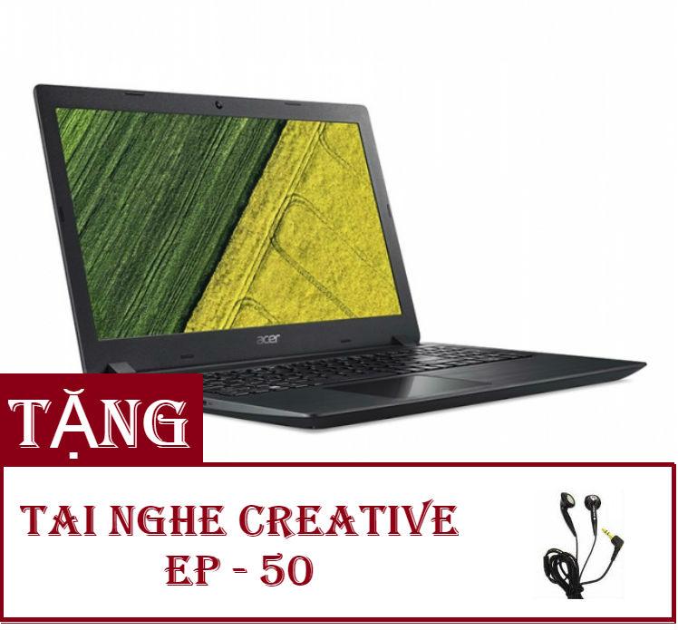 LAPTOP ACER A315-51-3932 NX.GNPSV.023 (ĐEN) 15.6 INCH - HÃNG PHÂN PHỐI CHÍNH THỨC