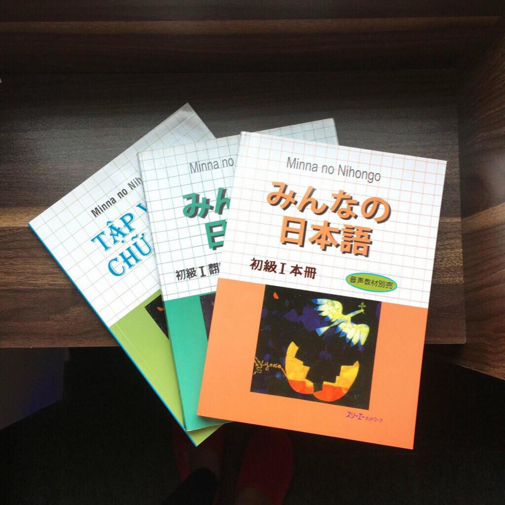 Sách - Combo 3 cuốn mina no nihongo T1 SGK + bản dịch + tập viết