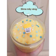 Slime Mây Vàng Kèm Charm (Tặng 1 bịch Borax) – Hũ Mỹ 100ml