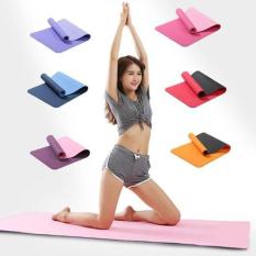 Thảm tập Yoga siêu bền đúc liền 1 lớp cao cấp kích thước 1m73 x 61cm x 3mm ( CÓ TÚI ĐỰNG )