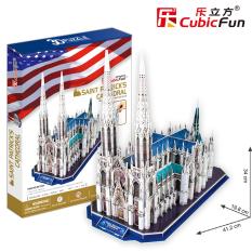Đồ chơi xếp hình trí tuệ 3D cỡ lớn – Thánh đường Saint Patrick