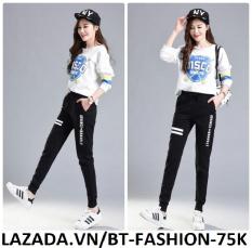 Quần Dài Thun Thể Thao Nữ Jogger Baggy Thời Trang – BT Fashion QTT001 (IN)