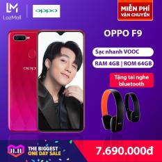 OPPO F9 – Hãng phân phối chính thức – Tặng tai nghe bluetooth