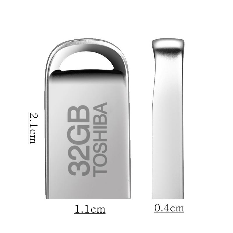 USB 32GB Toshiba siêu nhỏ chống nước màu Bạc - Bảo hành 5 năm - hàng FPT