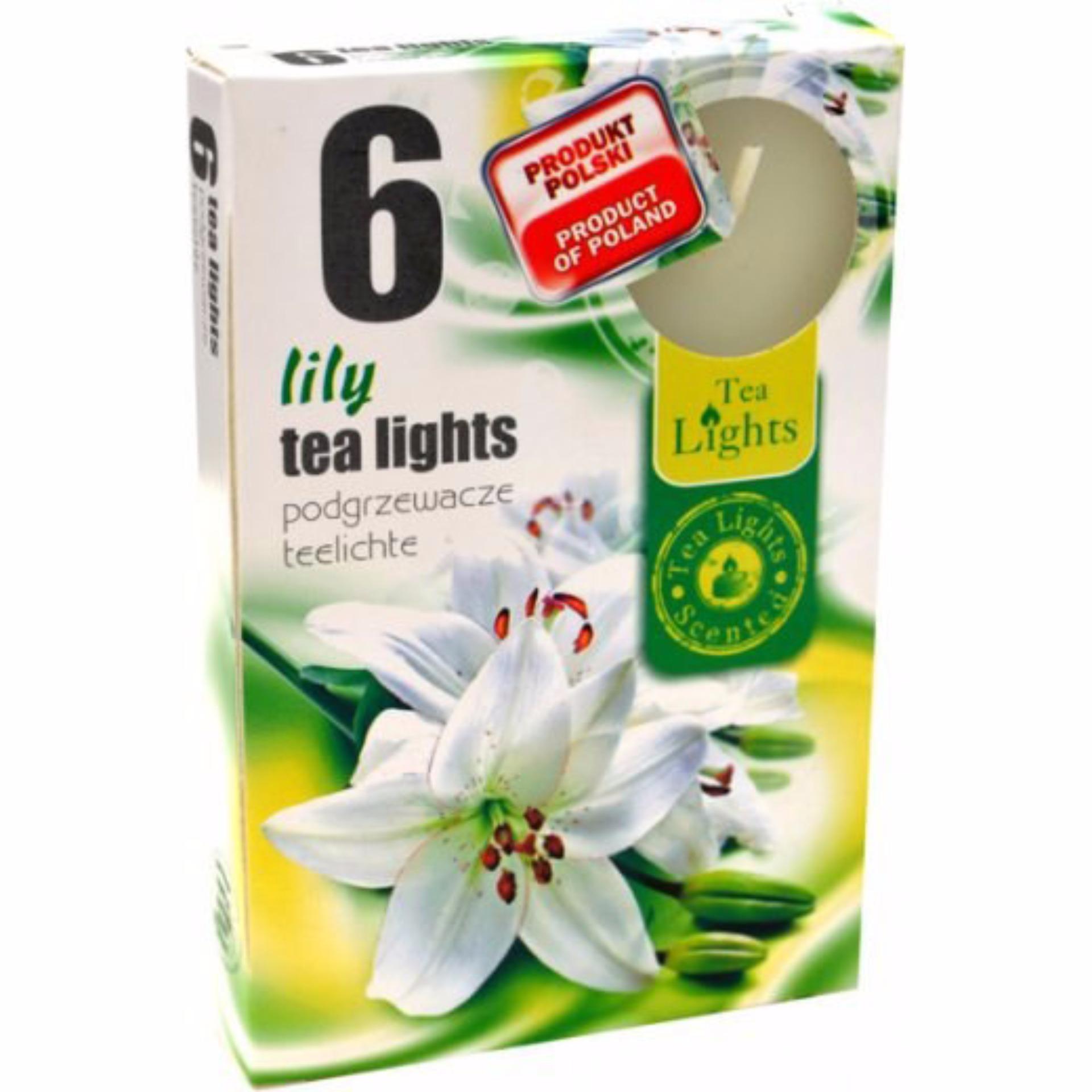Hộp 6 nến thơm Tealight Admit Lilly PTT026078 (Hương hoa ly)