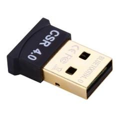 USB Bluetooth CSR 4.0 Dongle kết nối không dây giữa các thiết bị Bluetooth USB 4.0 Dongle CSR bổ sung Bluetooth cho máy tính (Đen)