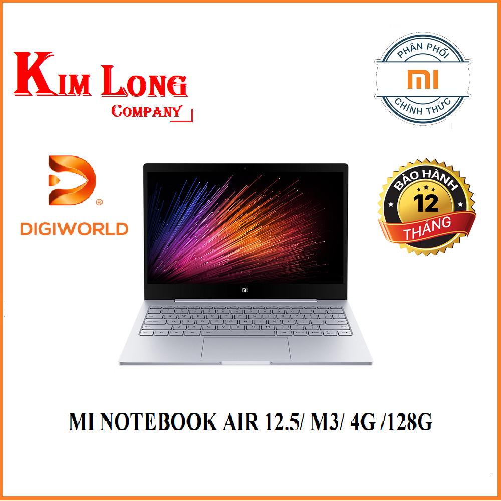 Laptop XIAOMI MI NOTEBOOK AIR 12.5/ M3/ 4G /128G/ BẠC (SILVER) - Digiworld phân phố i