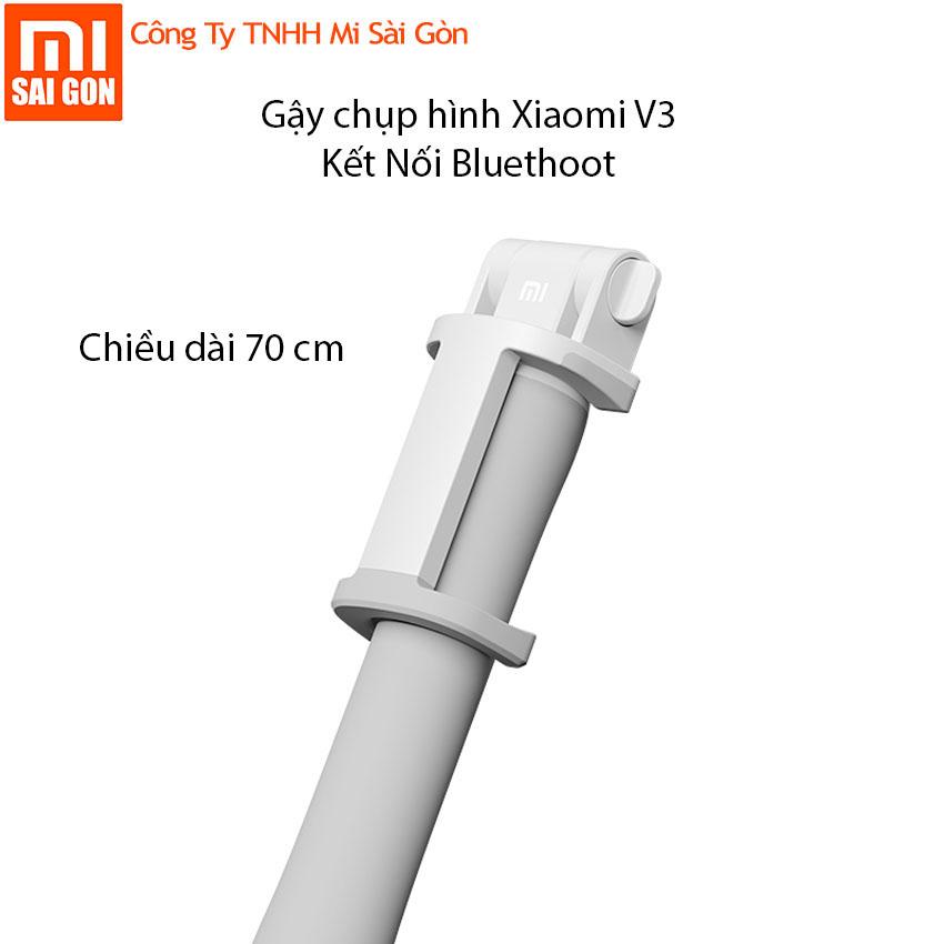 Gậy chụp hình Xiaomi V3 kết nối bluetooth - TRẮNG
