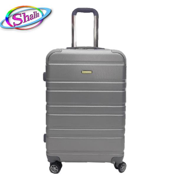 vali kéo nhựa cứng size 24 inch shalla vân đôi (doubled) bảo hành 3 năm.