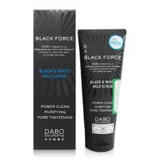 Sữa rửa mặt sạch mụn trắng da dành cho nam DABO Black Force
