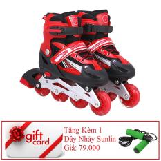 Bộ Giày Trượt Patin Phát Sáng Bánh Cao Cấp ( SIZE L) – VIVA SPORT ( TẶNG KÈM 1 DÂY NHẢY )