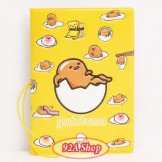 Vỏ hộ chiếu Passport Hoạt Hình Trứng Gudetama 3D