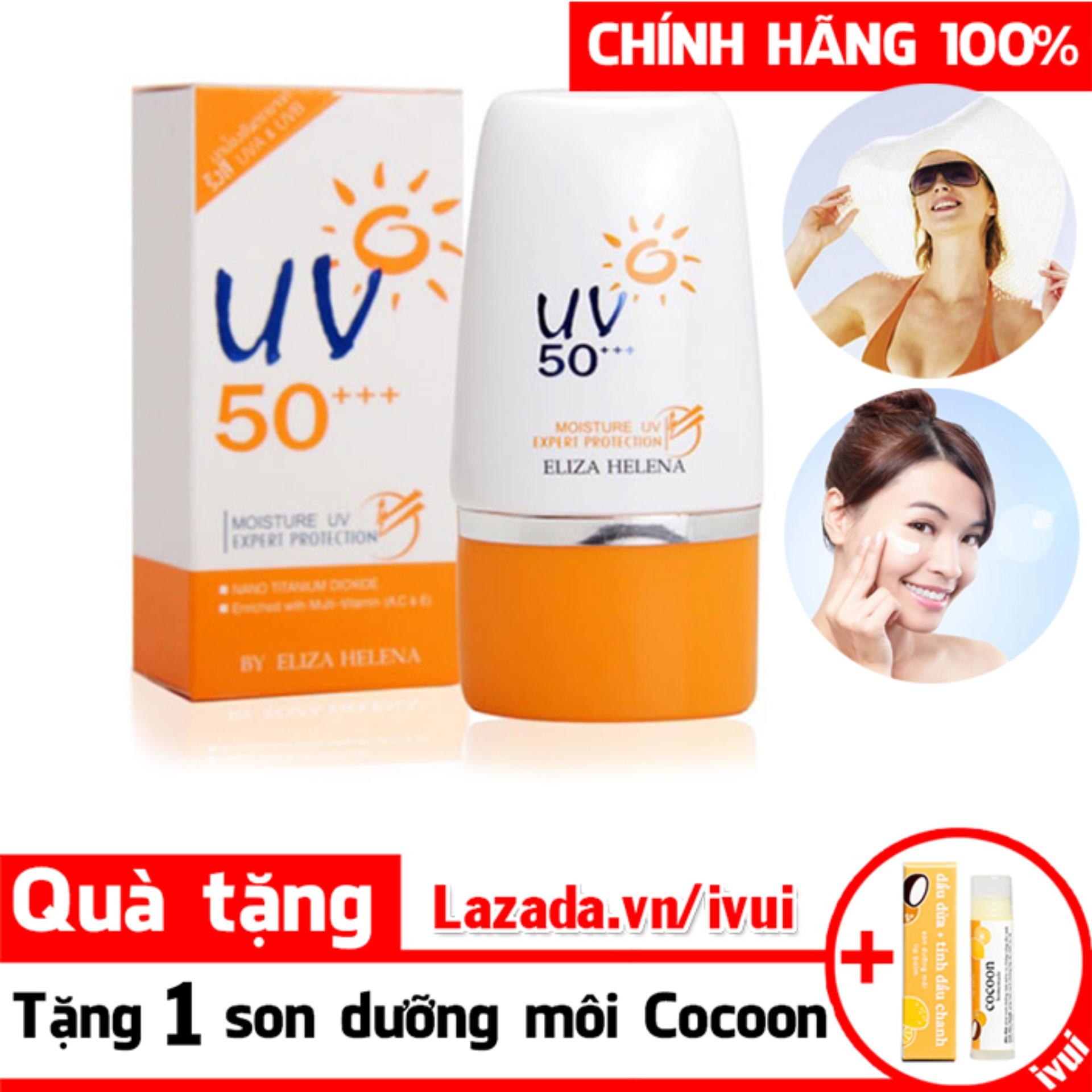 Kem chống nắng Eliza Helena UV50++ tặng 1 son dưỡng môi Lip Care