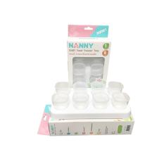 Bộ chia thức ăn dặm cho bé từ 6 tháng tuổi Nanny 40ML – hộp 8 chiếc