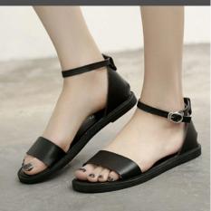 Sandal quai ngang hậu 139-đen