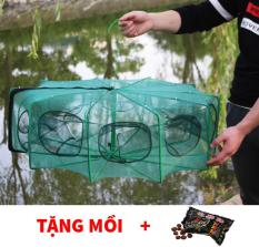 Lồng Bát Giác 8 Cửa + Tặng Mồi Dụ tôm,cua,cá