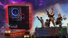 Máy tính gaming i7 6700, DDR4 16G ram, SSD 240GB, Card GTX 1080 8GB, Case fan led như hình, tặng kèm phím giả cơ