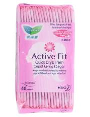 Băng Vệ Sinh Laurier Active Fit Hằng Ngày Hương Hoa (Gói 40 Miếng)