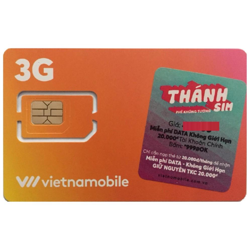 Thánh sim 3G Vietnamobile - FREE 4Gb/ngày, 120Gb/tháng